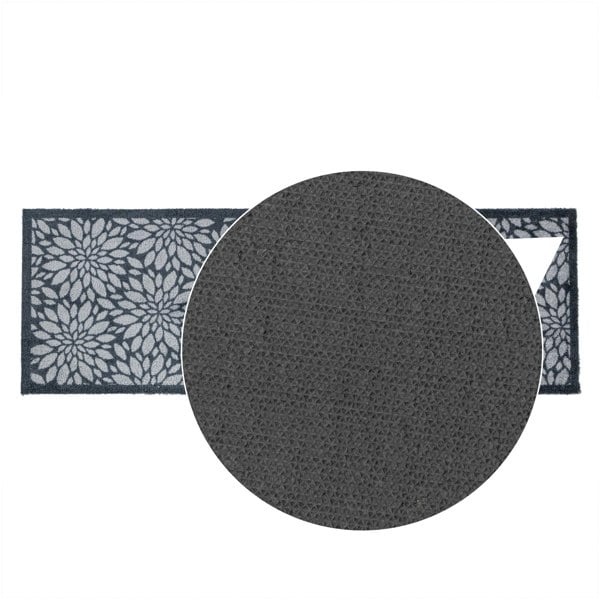 JVL Mega Mat Machine Washable Entrance Runner and Doormat Set, Flowers