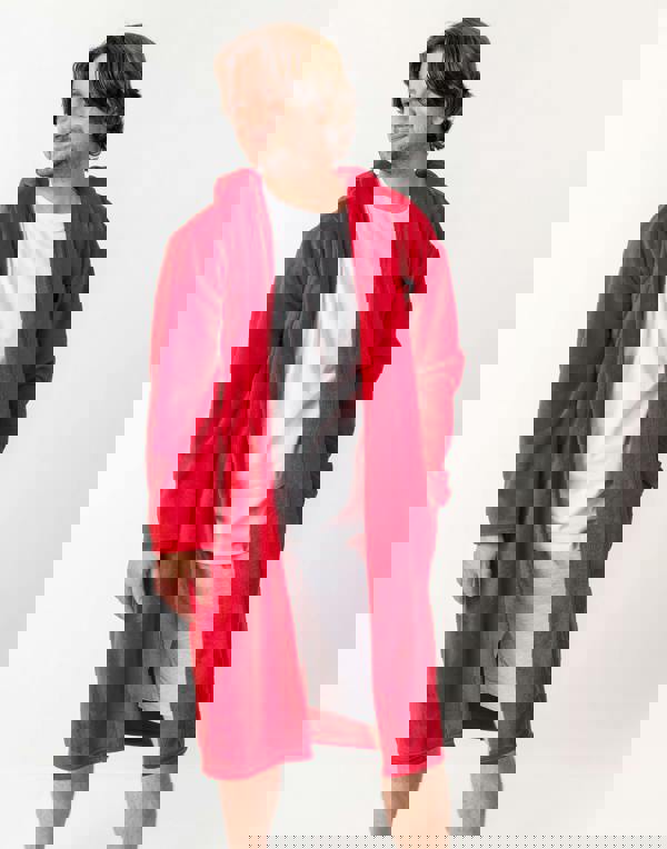 Sesame Street Unisex Red Elmo Hooded Bathrobe