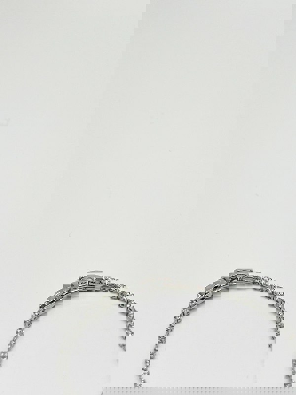 SVNX Clover Diamante Bracelet in Silver Colour - Gift Boxed