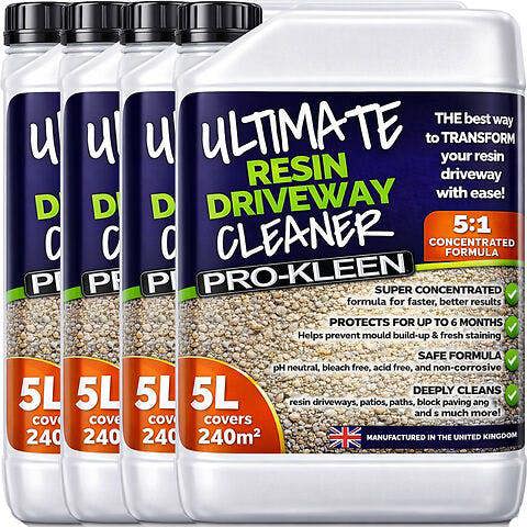 ProKleen Pro-Kleen Resin Driveway Cleaner 20L Simply Spray and Walk Away Free From Acid and Bleach Concentrated