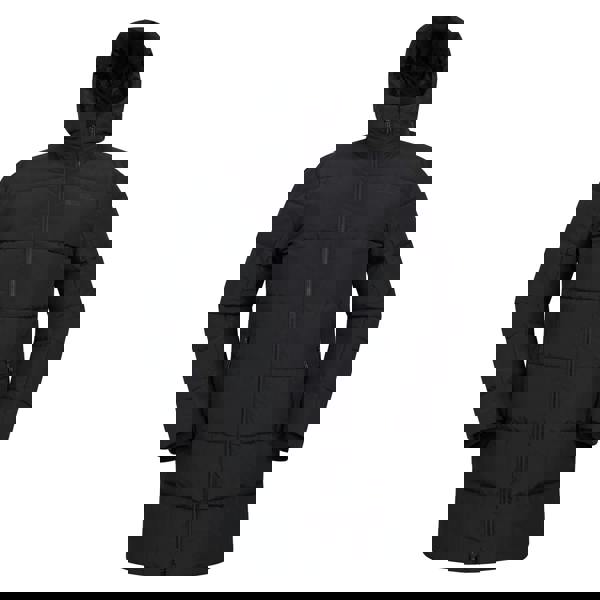 Mountain Warehouse Mens Vortex Longline Padded Jacket - Black