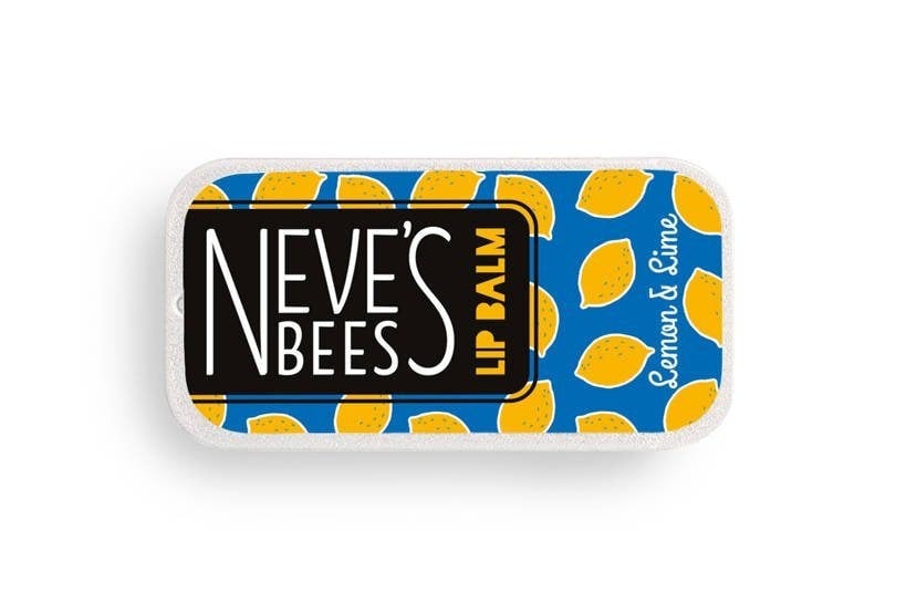 Neve's Bees Lemon and Lime Lip Balm - perfect for chapped lips