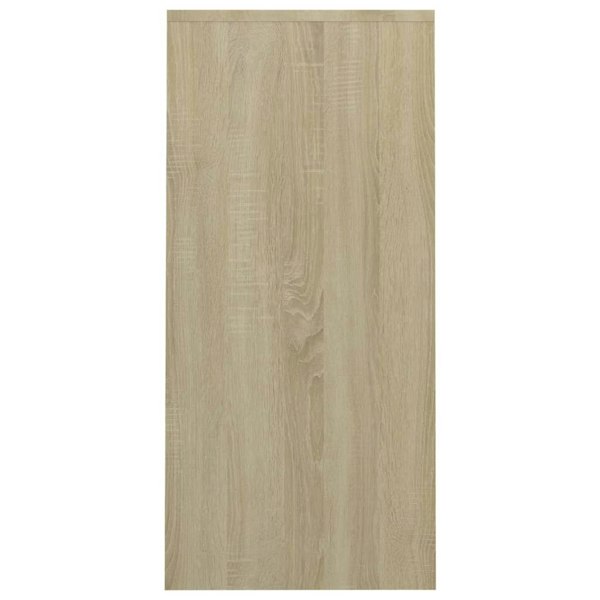 Berkfield Notebook Desk Sonoma Oak 102.5x35x75 cm Engineered Wood