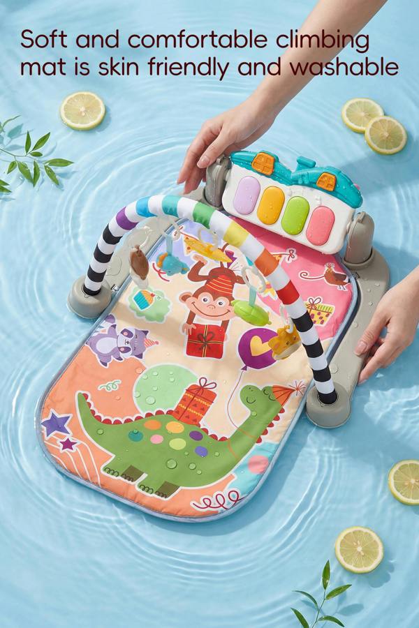 Living and Home Baby Gym with Musical Keyboard & Hanging Toys