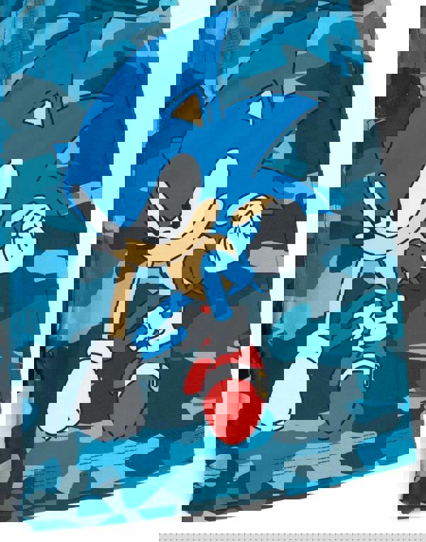 Sonic the Hedgehog Boys Blue Camo Swim Shorts