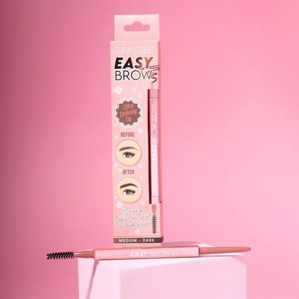 Sunkissed Easy Brow Eye Brow Pencil 0.1g Medium Dark