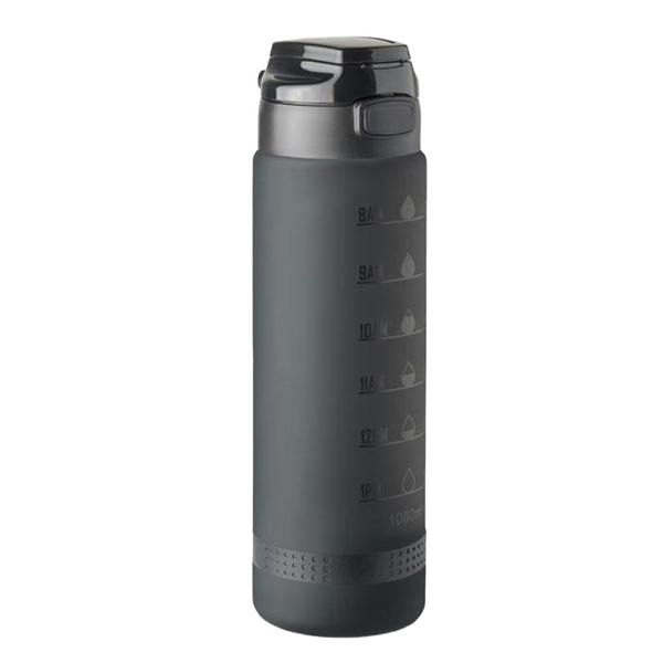 MidOcean Level RPET Sports 1L Water Bottle - Black - 