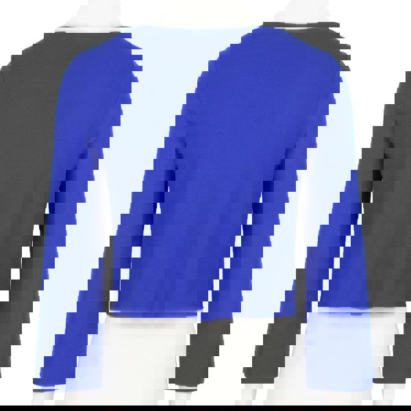 A Stella McCartney finely knit cropped top in royal blue