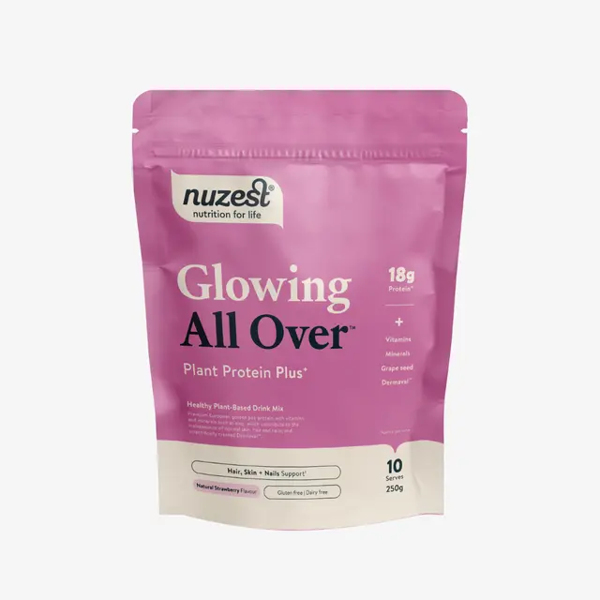Nuzest Protein Plus Glowing All Over Strawberry 300g