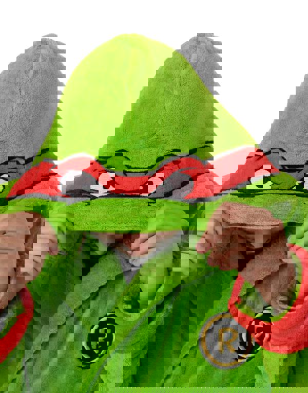 Teenage Mutant Ninja Turtles Mens Green Hooded Bathrobe