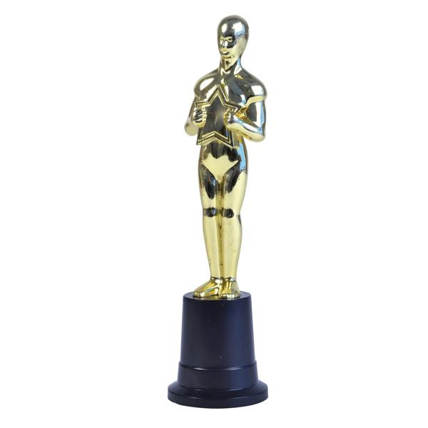 Bristol Novelty Movie Star Trophy - Gold/Black - 