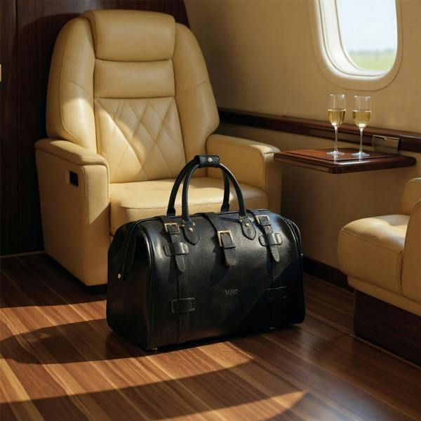 Infinity Leather Genuine Leather Duffle Holdall Vintage Travel Gym Bag - Windsor