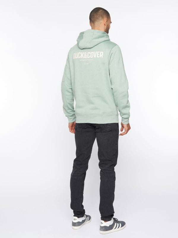 Duck and Cover Lewys Hoodie - Sage