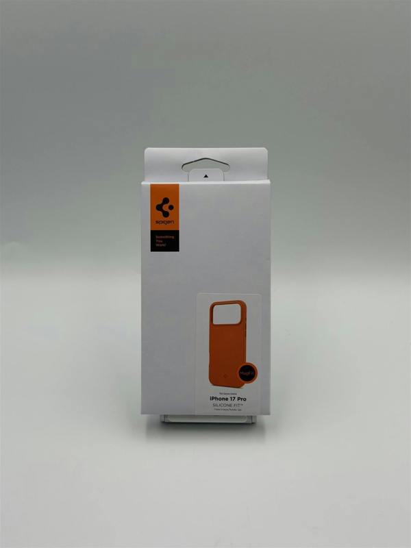 Spigen Silicone Fit Case with MagSafe for iPhone 17 Pro 6.3" Cosmic Orange - ACS11379