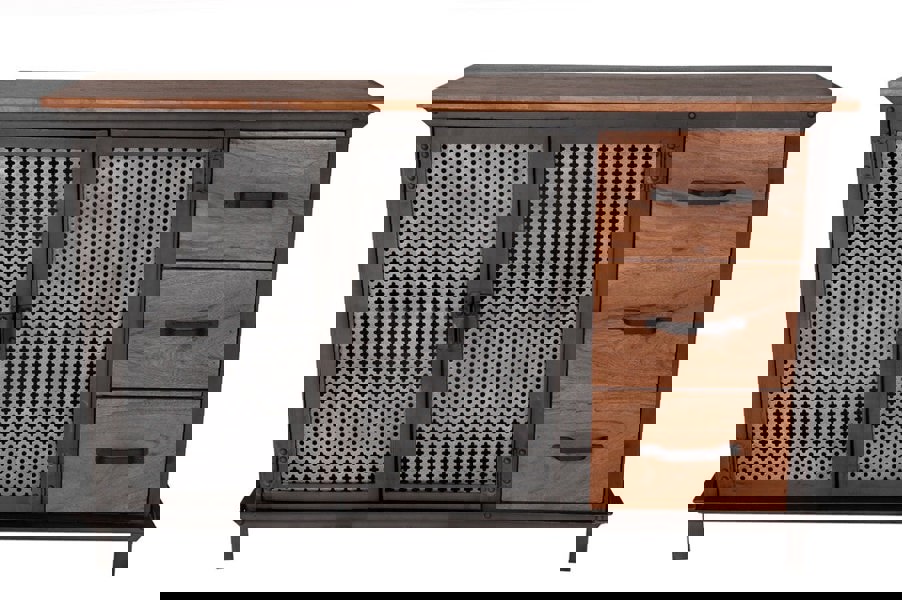 IH Design Ells Industrial 3 Drawer Sideboard
