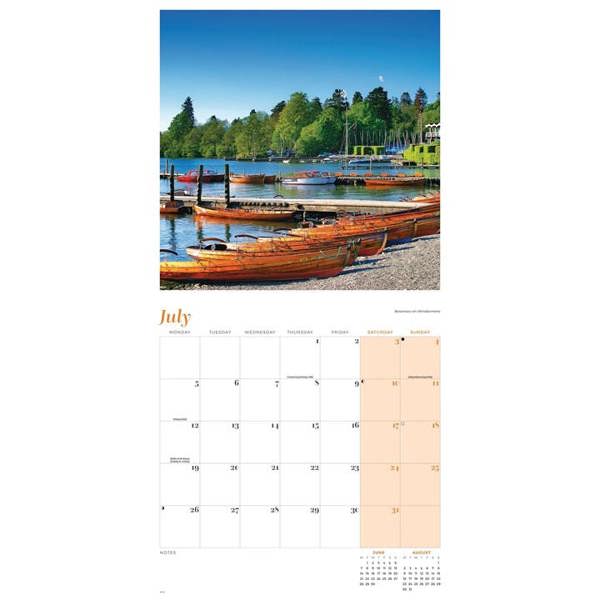 Lake District Calendar 2027, Wall Calendars, Month To View, Travel, Gift