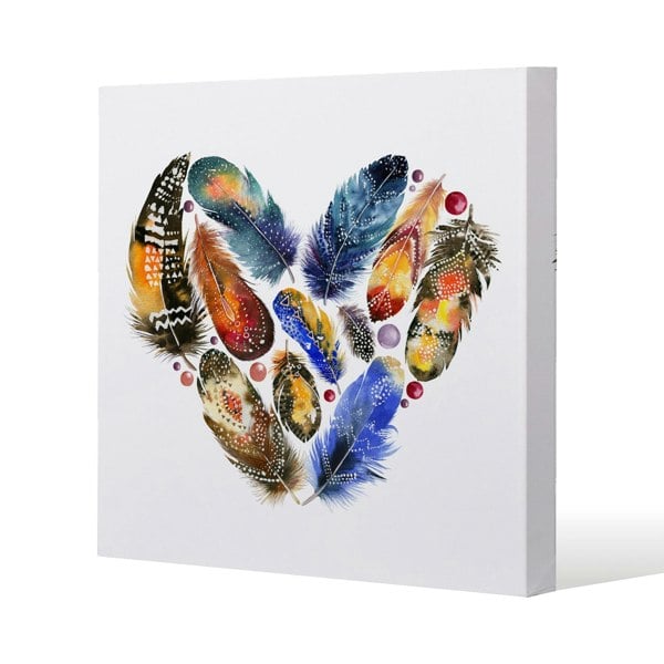 Benjamin Tate Design Boho tribal heart (Canvas Print)