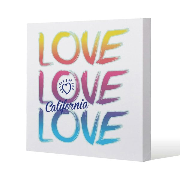 Benjamin Tate Design Love California (Canvas Print)