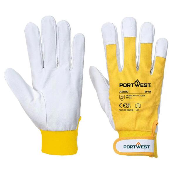 Leather 110 Grain Palm Mechanical Glove - Hi-Vis Trousers