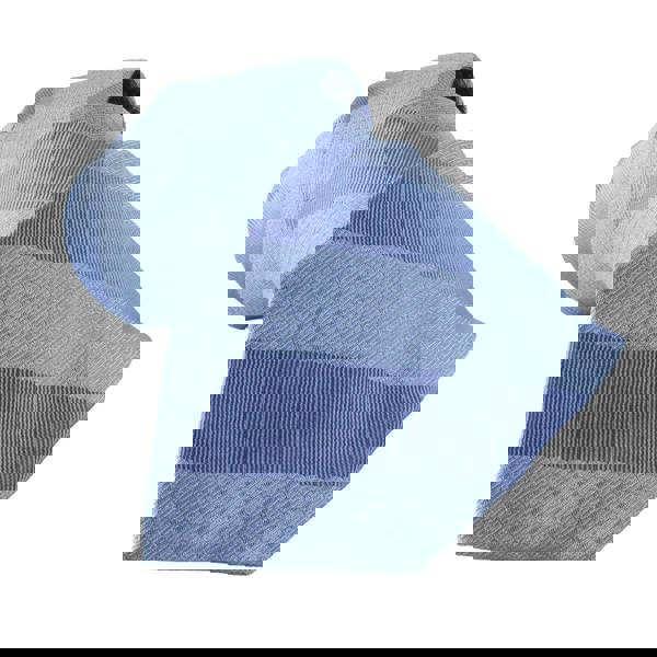 Dunhill luxurious woven silk tie in a longtail and grosgrain stripe pattern