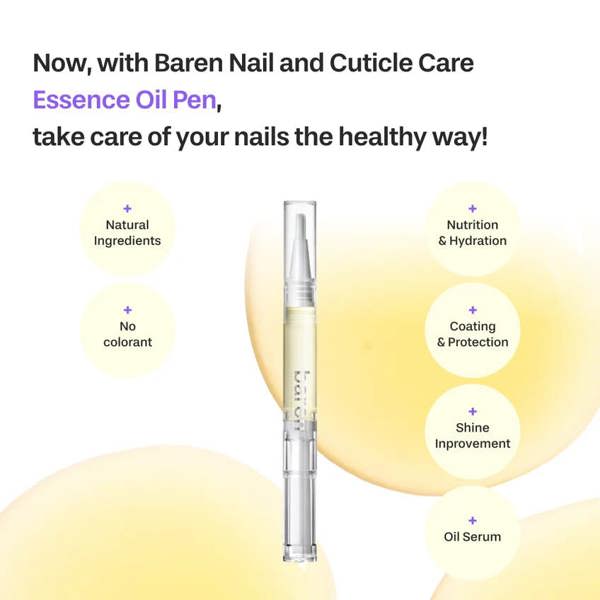 BAREN Nail And Cuticle Care Essence Oil Pen 2ml