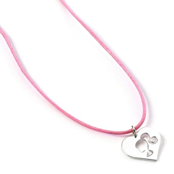 Barbie Sterling Silver Heart Necklace