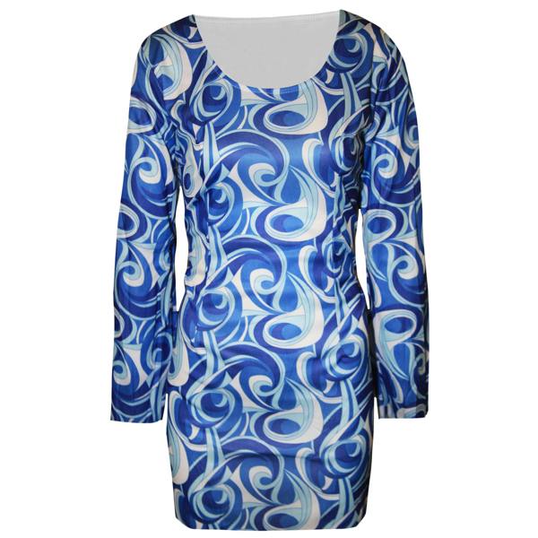 Bristol Novelty Womens/Ladies Flower Power Hippy Costume - Blue - 
