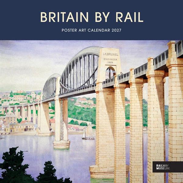 National Railway Museum, Britain By Rail Calendar 2027, Wall Calendars, Month To View, Travel, Gift