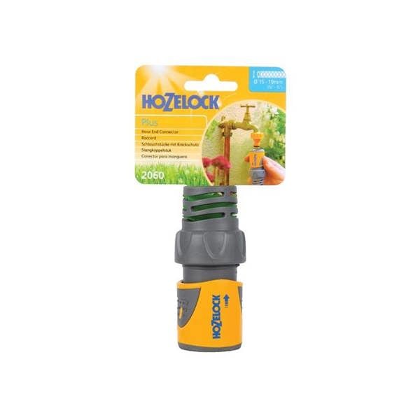 Hozelock 2060 Hose End Connector For 19mm (3/4 In) Hose - Multi Colour - 