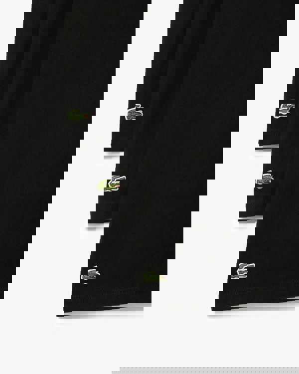 Lacoste 3-Pack Cotton Crew Neck Mens T-Shirts - Black 031