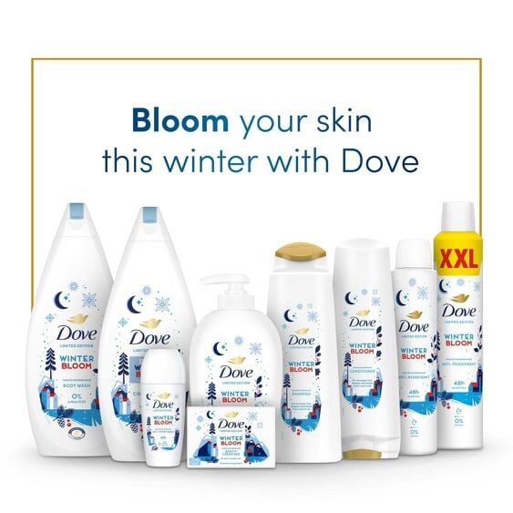 Dove Anti-Perspirant Deodorant Winter Bloom, 48H Sweat Protection 300ml 6 Pack