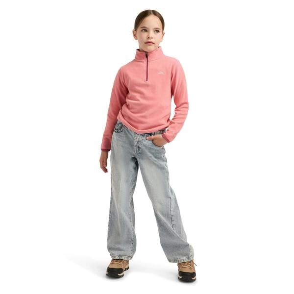 Trespass Childrens/Girls Sybil Micro Fleece - Peach Pink - 