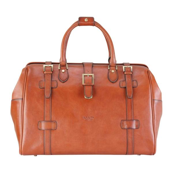 Infinity Leather Genuine Leather Duffle Holdall Vintage Travel Gym Bag - Windsor