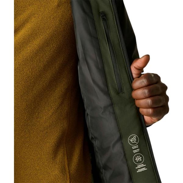 Regatta Mens Highton Two Tone Waterproof Stretch Insulated Jacket - Dark Khaki/Black - 
