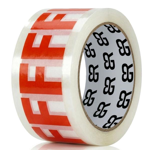 RexBrown Packing Tape 48mm x 66m Clear Brown Fragile Parcel Box Tape 12, 24 or  48 Rolls