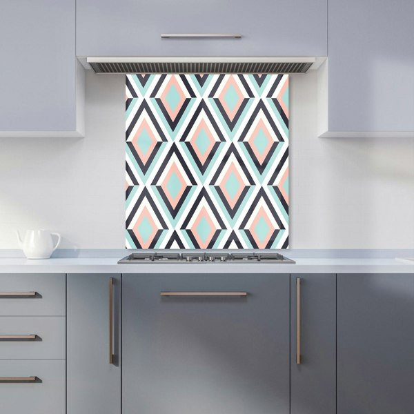 Warren Reed - Designer Zig Zag Abstract Pattern Kitchen Splashback