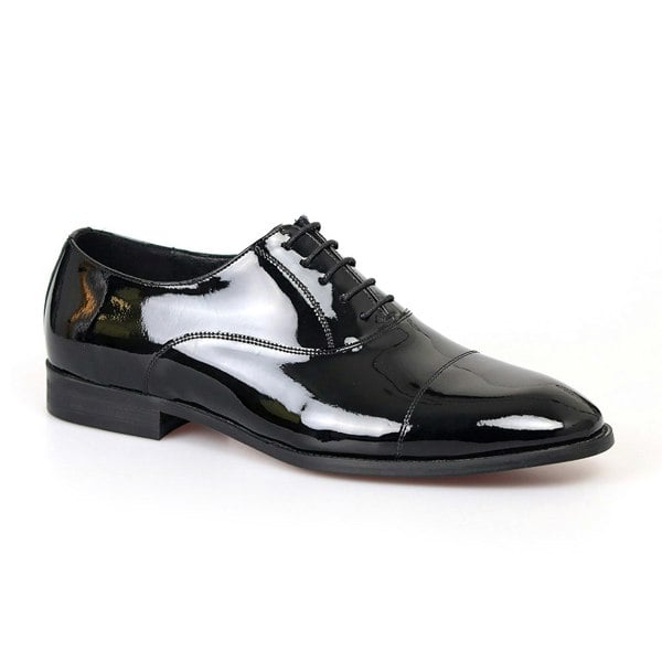 David WeJ Classic Formal Patent Leather Shoe - Black