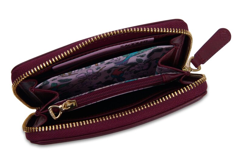 SADDLER "Annie" 3 Way Zipper RFID Real Leather Zipper Wallet (Gift Boxed)