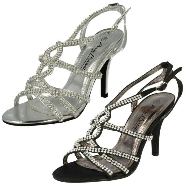 Anne Michelle Ladies Anne Michelle Diamante Sandals