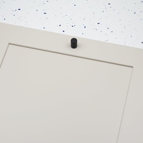 Handle & Home Matt Black Knurled Knob