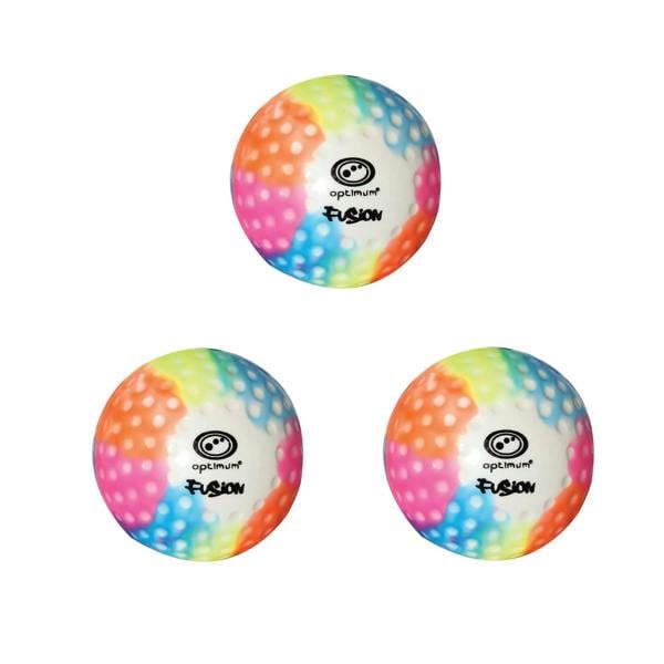 Fusion Hockey Balls – Seamless PVC Dimple & Smooth - Optimum