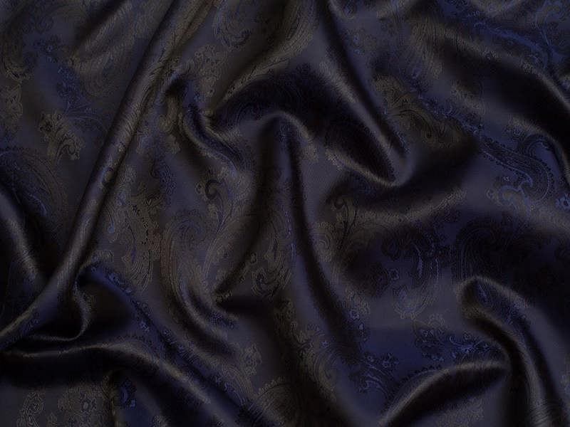 Minerva Core Range Woven Jacquard Lining Fabric, Paisley Print Dressmaking Fabric, 143cm Wide - per metre
