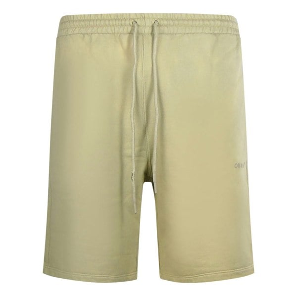Off-White Diag Tab Skate Sweatshorts Dark Sand