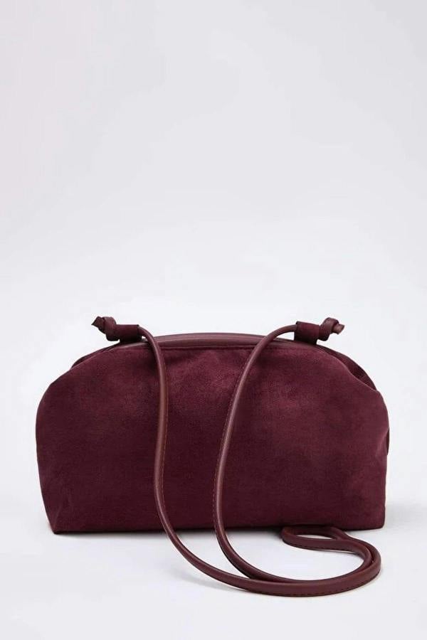 WOVCOR Suede Magnetic Clasp Women's Shoulder Bag