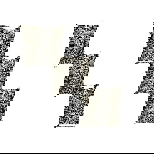 ISTOOLS Premium Leopard Print Ottoman Bench – Fabric Footstool & Coffee Table (Non-Storage)