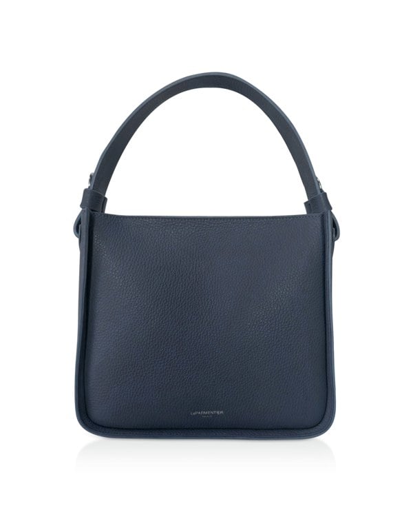 Le Parmentier Duplo Medium Top Handle bag - Blue Jeans