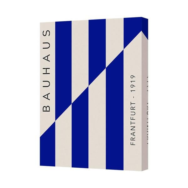 Benjamin Tate Design Bauhaus Canvas Print Frankfurt 1919 Geometric Abstract Wall Art
