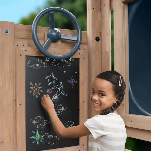 Driftwood Cove Wooden Climbing Frame Active Kids 12