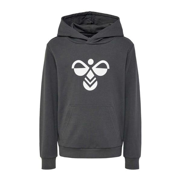 Hummel Childrens/Kids Cuatro Logo Hoodie - Grey - 
