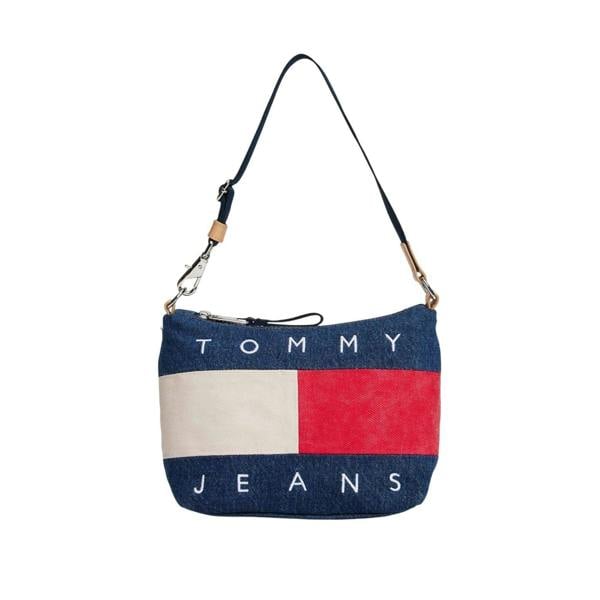 Tommy Jeans Colour Block Denim Hobo Bag - Denim - 